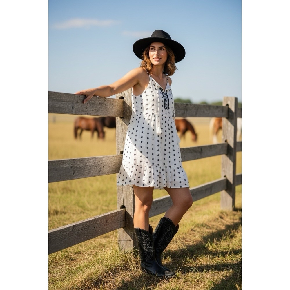 Idyllwind By Miranda Lambert Women's Mini Dress Sz XL Western Cowgirl Country